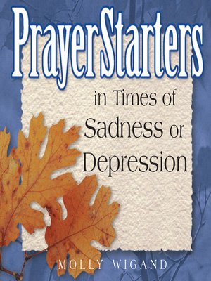 cover image of PrayerStarters in Times of Sadness or Depression